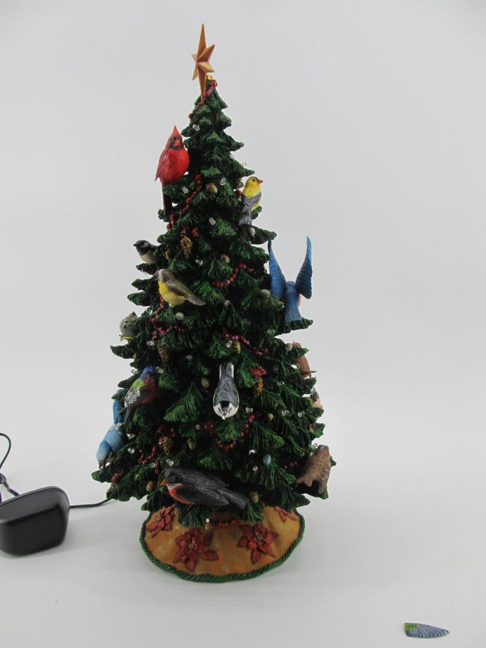Danbury Mint Birdwatcher's Christmas Tree Birds Lighted Holiday